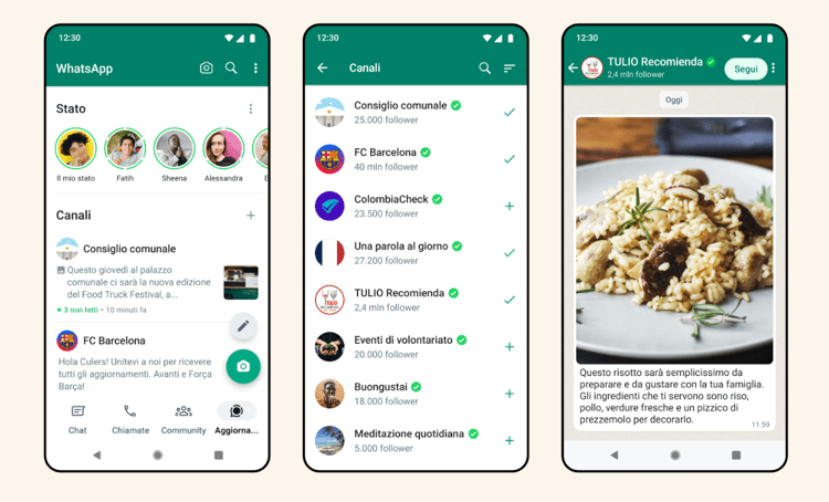 WhatsApp, ora è possibile condividere i canali su più dispositivi