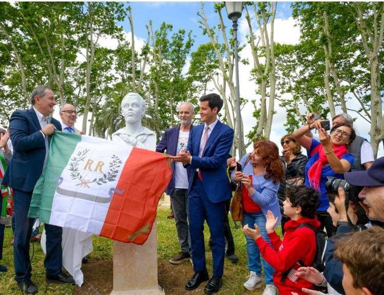 Al Gianicolo busto per Andrés Aguiar, il 'Moro' di Garibaldi eroe della Repubblica romana