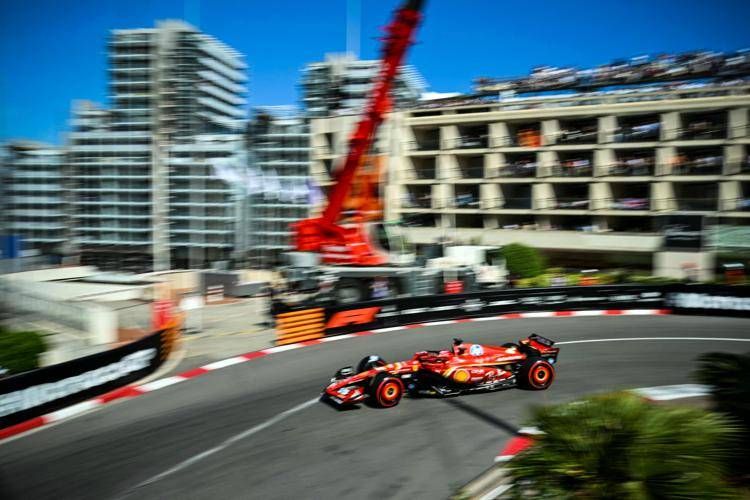La Ferrari al Gp di Monaco - Afp