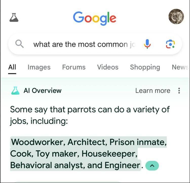 Google, nuovi problemi con l'IA: suggerisce di mettere la colla sulla pizza