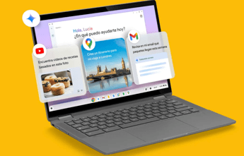 Chromebook Plus con nuove funzioni di intelligenza artificiale