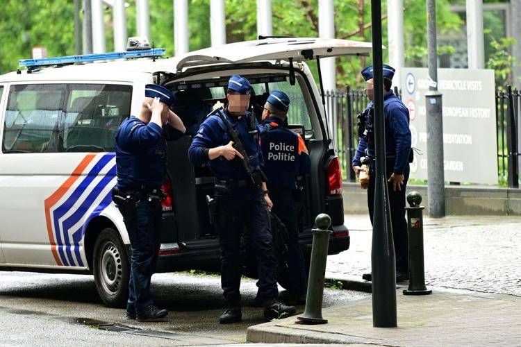 Perquisizioni a Bruxelles (Afp)