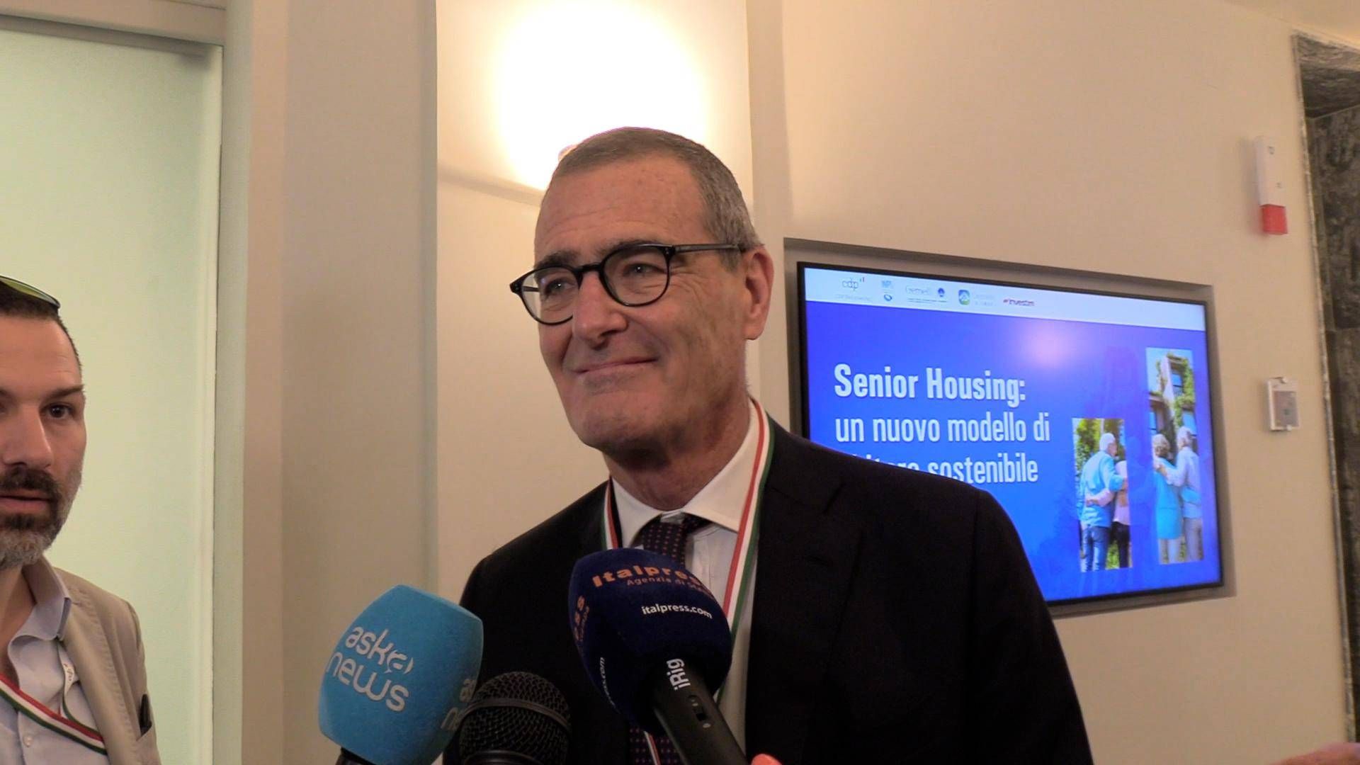 Anziani - Scotti (Cdp Real Asset): Spazio Blu è nuova idea di parco abitativo