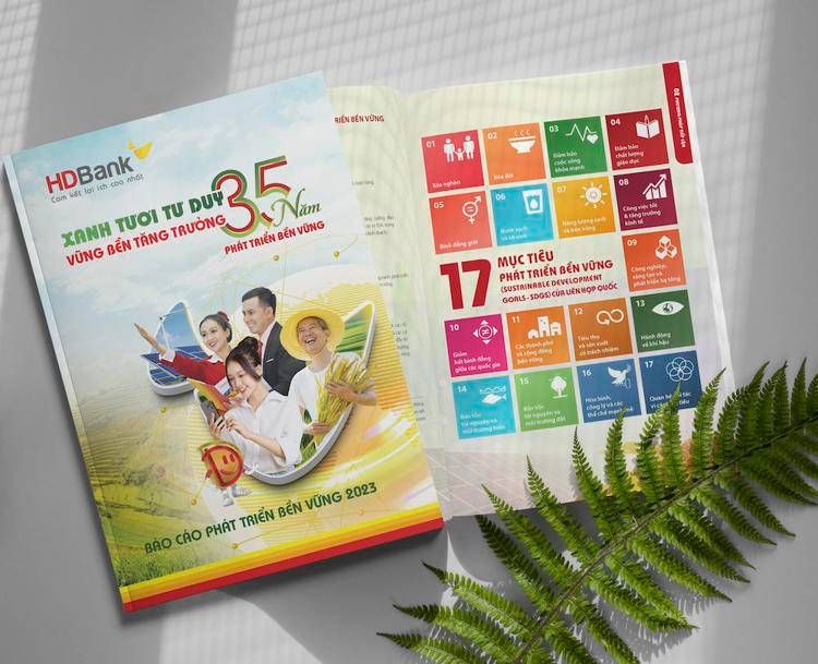 The 195-page report, “Green Thinking, Sustainable Growth,” prepared in accordance with Global Reporting Initiative standards, showcases HDBank’s environmental, social, and governance (ESG) strategies, objectives, and achievements. — Photo courtesy of HDBank