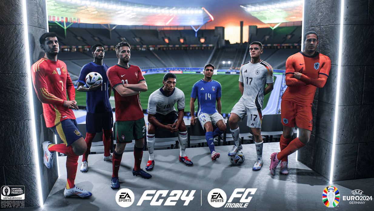 2024 Avrupa Şampiyonası FC 24 ve FC Mobile'a ücretsiz güncellemeyle geliyor
