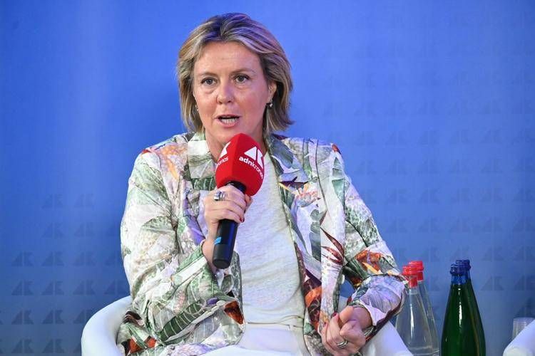 Beatrice Lorenzin alla notte elettorale di Adnkronos