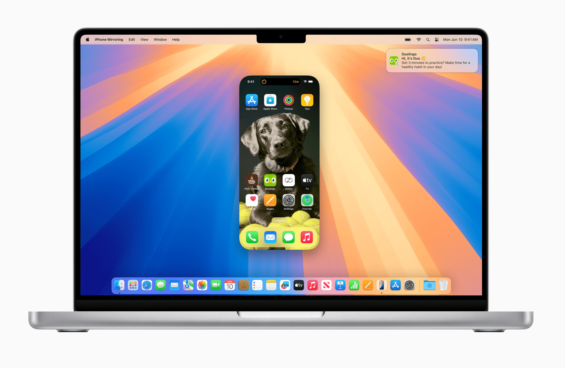 iPhone on the Mac screen, and other new features of macOS Sequoia