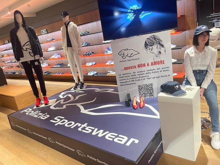 Violenza su donne, moda e istituzioni insieme con la collezione 'Polizia Sportswear'
