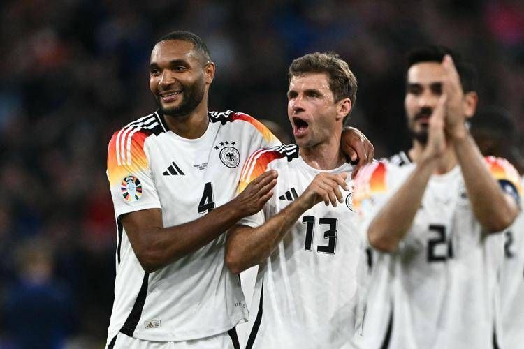 Un momento della partita - (Afp)