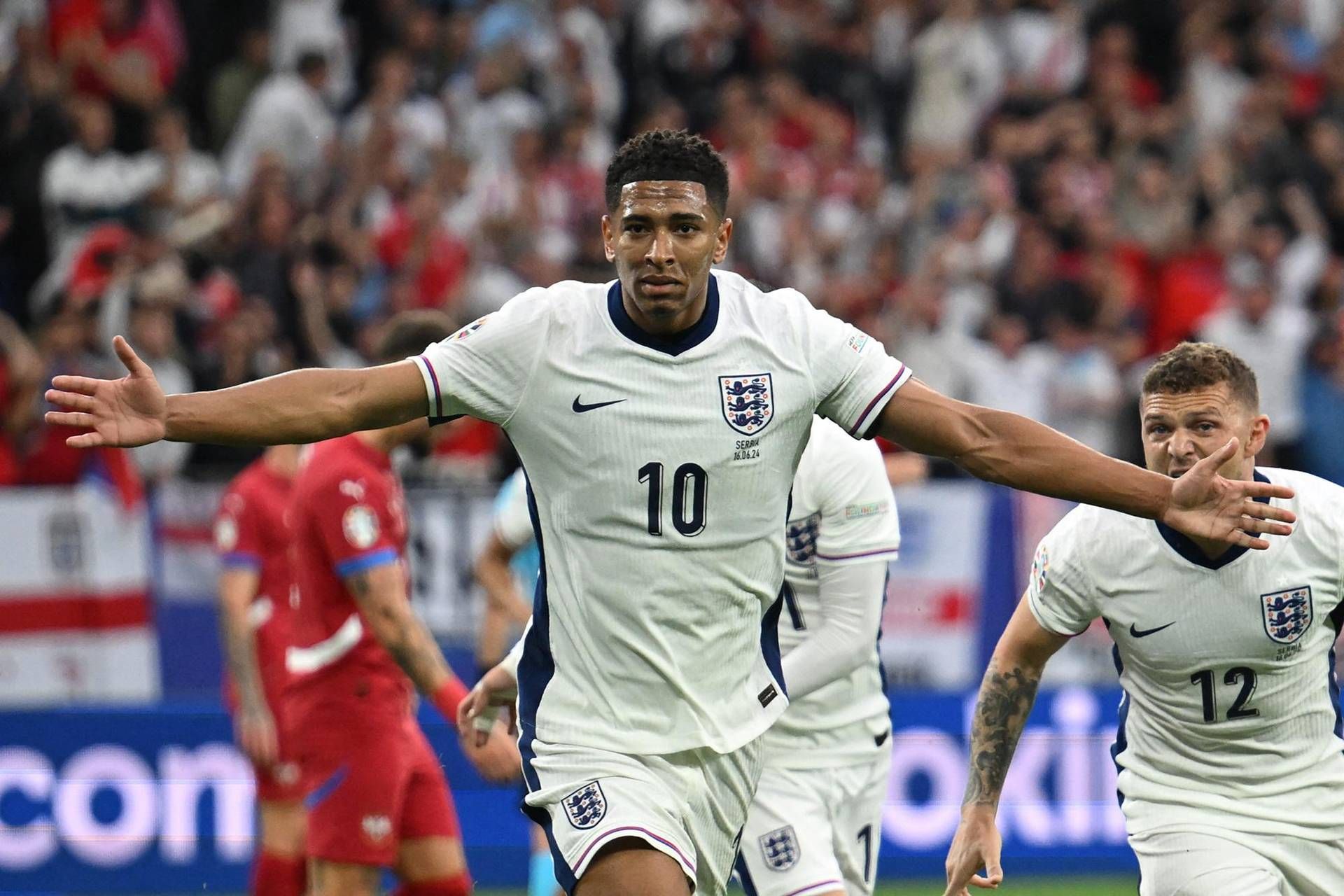 Euro 2024 - Inghilterra-Serbia 1-0: gol di Bellingham