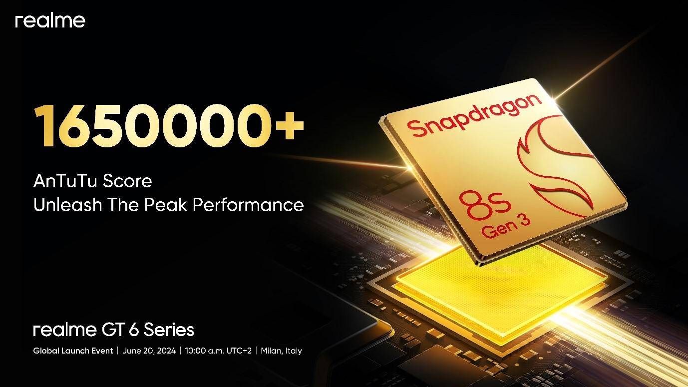 Realme - in arrivo serie Flagship Killer realme Gt 6 con gli ultimi chipset Snapdragon