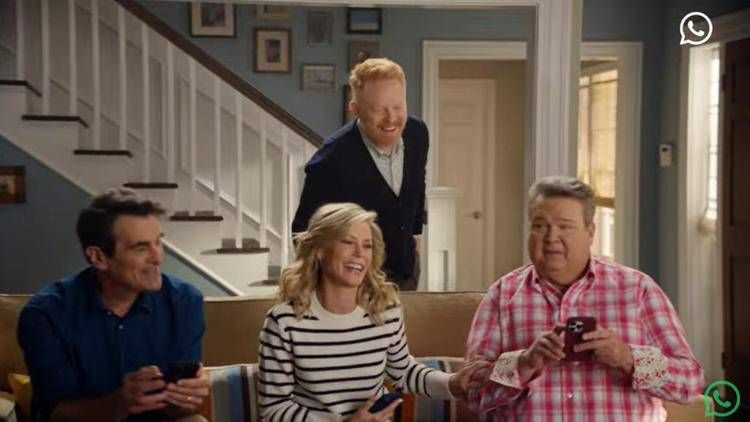 Il cast di Modern Family nella nuova pubblicità di WhatsApp - WhatsApp /Youtube