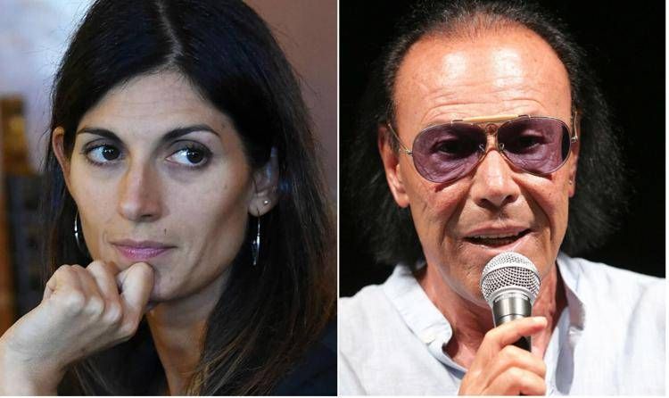 Virginia Raggi e Antonello Venditti