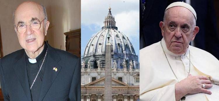 Carlo Maria Viganò  e Papa  Francesco
