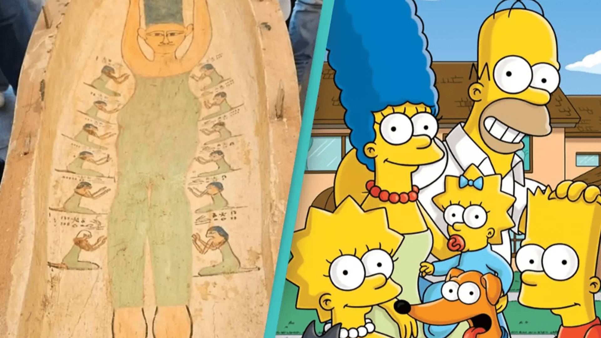 マージ・シンプソンは3000年前のエジプトの石棺に登場