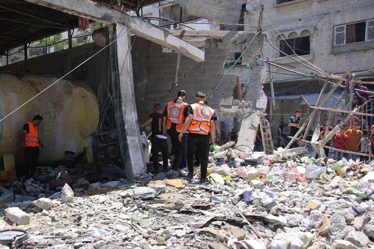 Macerie a Gaza - (Afp)