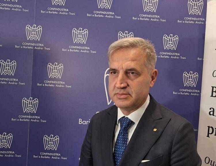Il presidente di Confindustria Puglia, Sergio Fontana