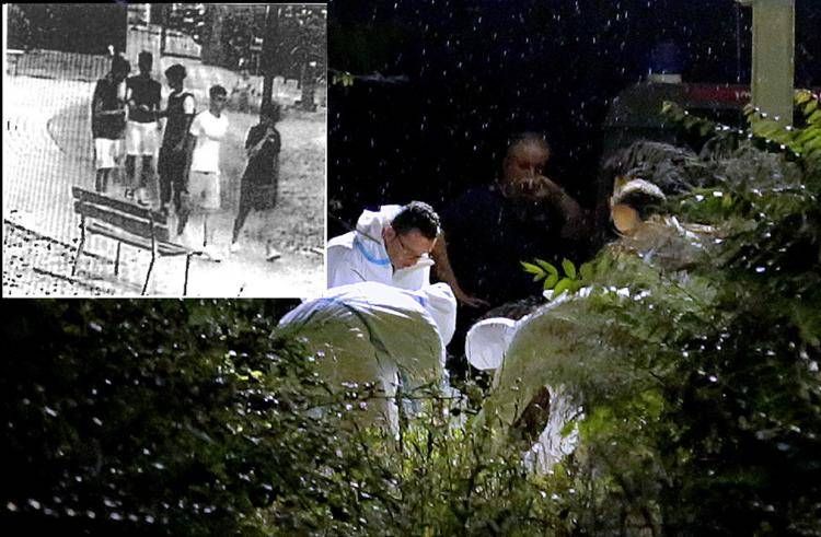 Rilievi dopo l'omicidio di Thomas Christopher Giuliani - (Fotogramma)