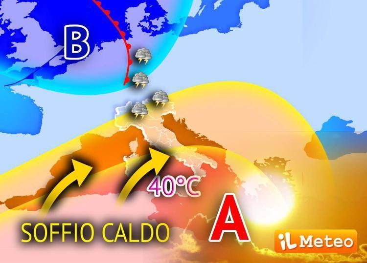 Mappa del meteo