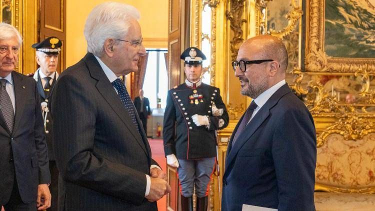 Sergio Mattarella e Gennaro Sangiuliano