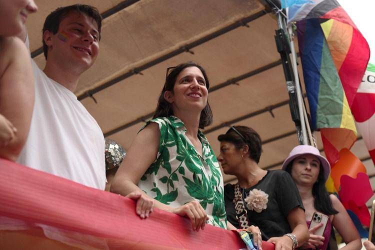 Elly Schlein oggi al Pride di Milano - Fotogramma
