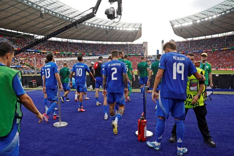 Euro 2024, l'Italia dopo la sconfitta contro la Svizzera - Afp