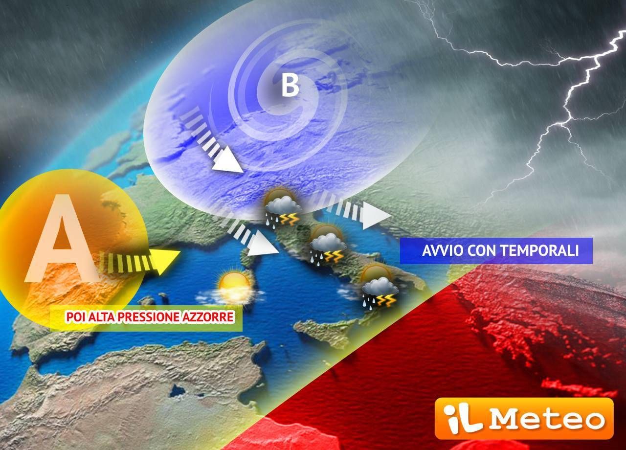 Avvio di settimana con temporali e grandine - po -, ritorna l