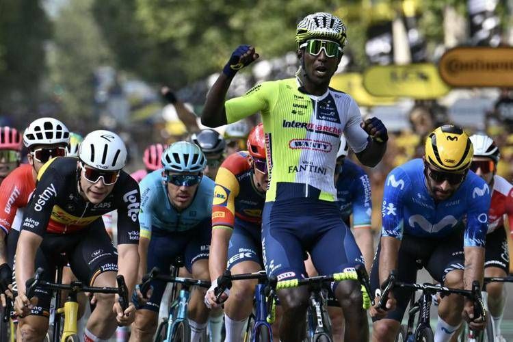 L'arrivo della terza tappa