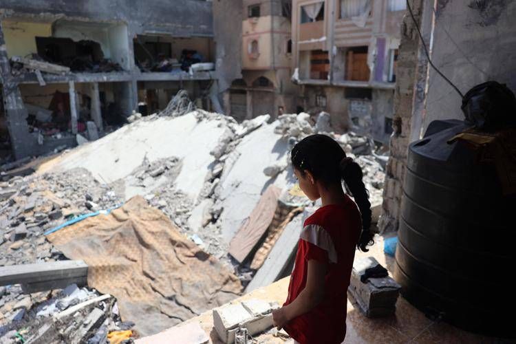 Macerie a Gaza - Afp