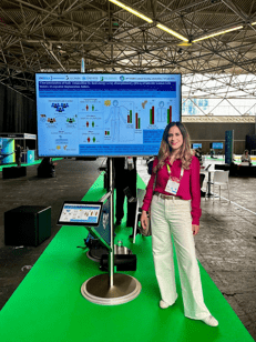 La nutrizionista  Gemma Fabozzi al congresso della Società europea di Medicina della riproduzione ed embriologia
