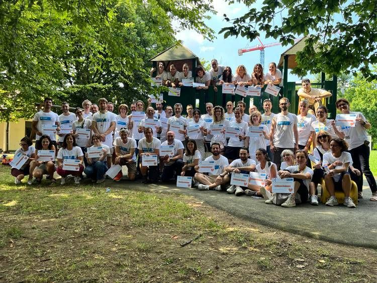 Farmaceutica, Ucb: in 50 per Giornata del volontariato per 'Sos Villaggi dei Bambini'