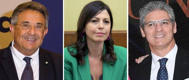 Roberto Sergio, Barbara Floridia e Paolo Petrecca