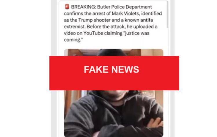 Il post con la fake news
