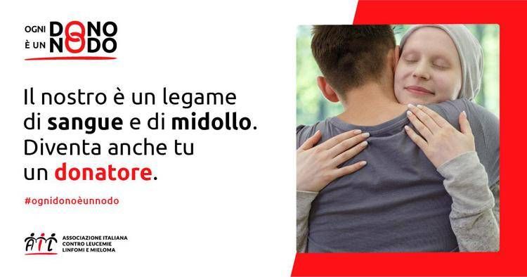 Ogni dono è un nodo, campagna AIL per avvicinare più giovani a donazione sangue e midollo