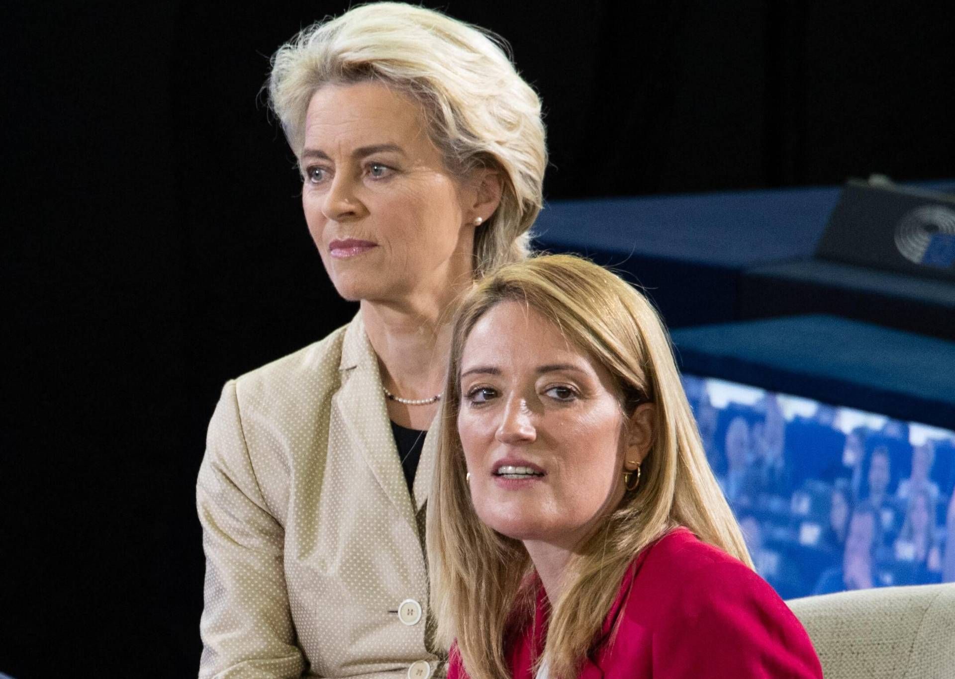 Ue - confronto intenso Von der Leyen-Ecr - Metsola cerca la riconferma a Strasburgo