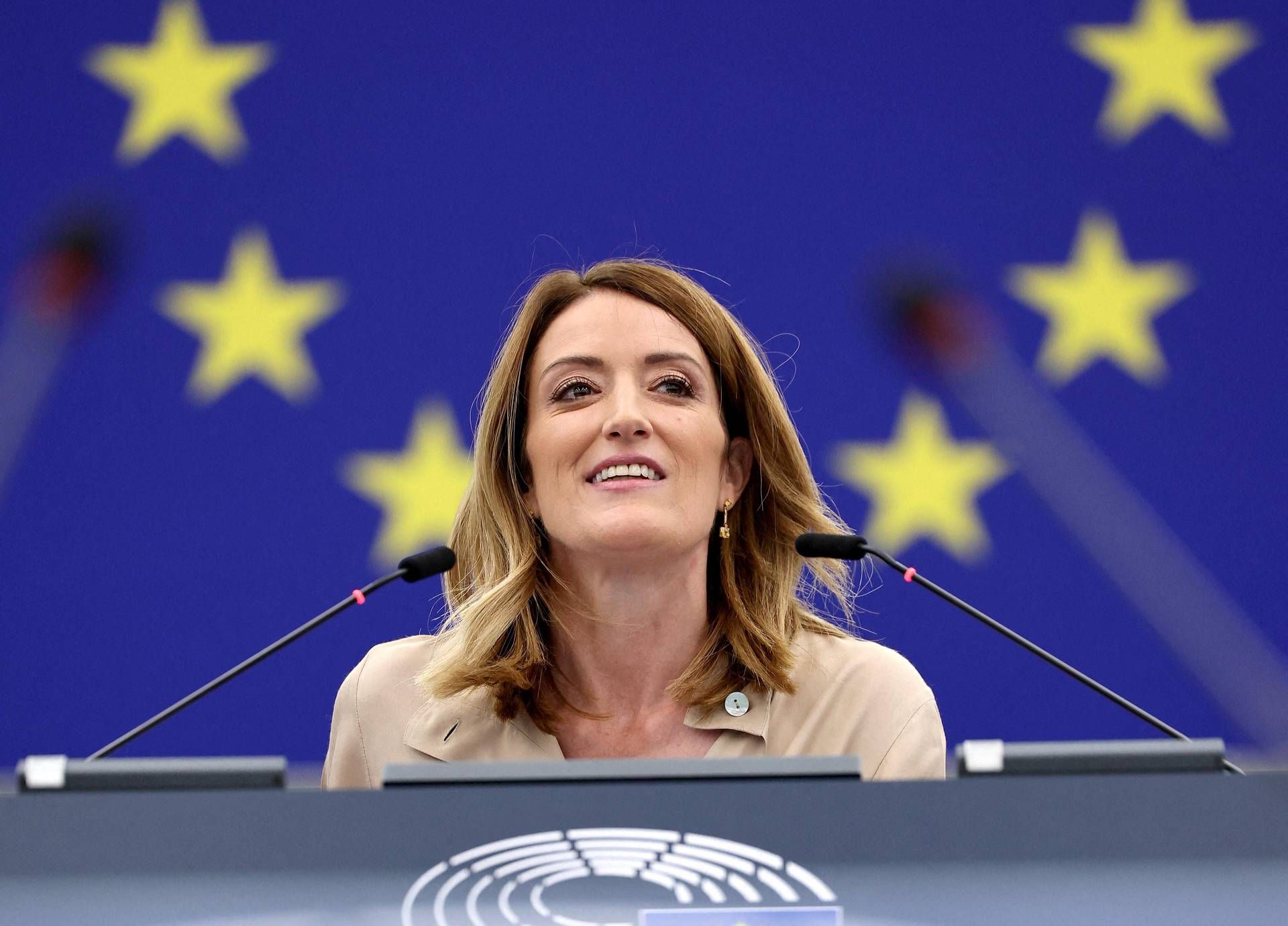 Roberta Metsola rieletta presidente del Parlamento Ue: Non dobbiamo avere paura