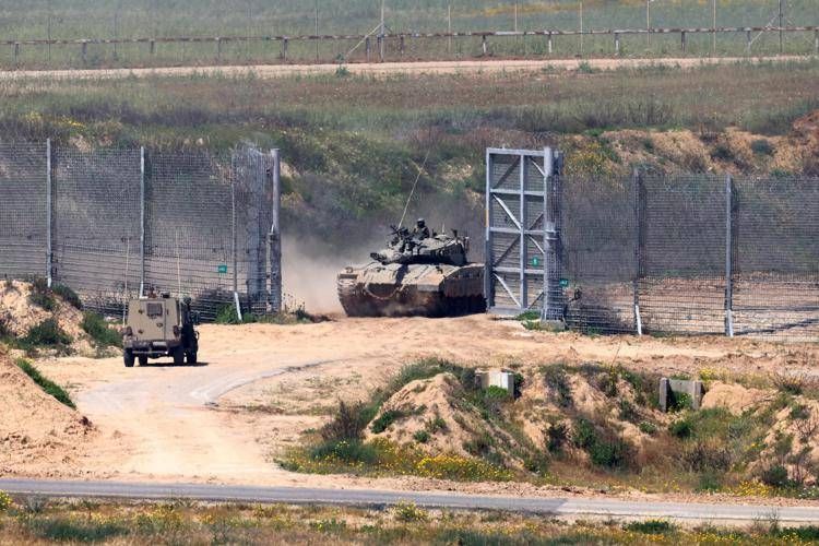 Tank Israele - (Afp)