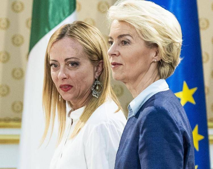 Meloni e von der Leyen - Fotogramma /Ipa
