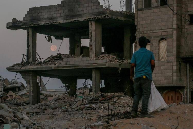 Macerie a Gaza - (Afp)
