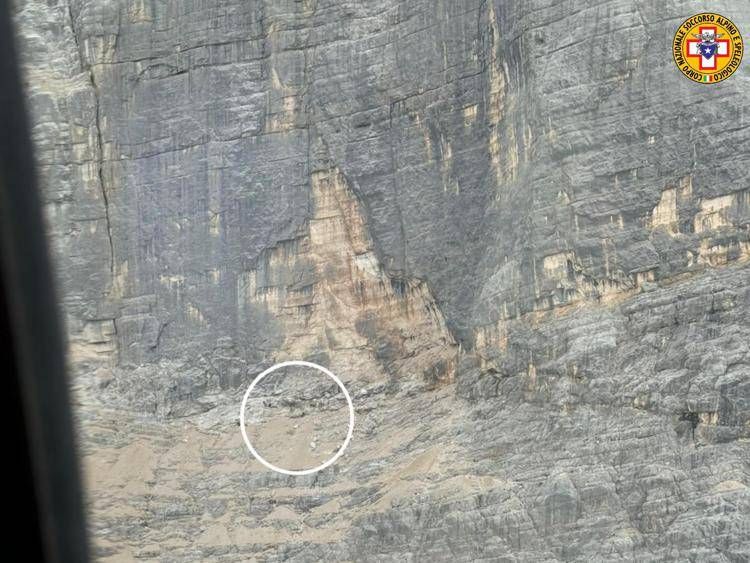 San Vito di Cadore, frana sulla Croda Marcora: ferita escursionista San Vito di Cadore, frana sulla Croda Marcora: ferita escursionista