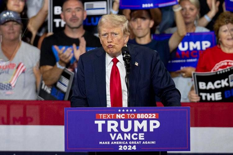 Donald Trump a Charlotte