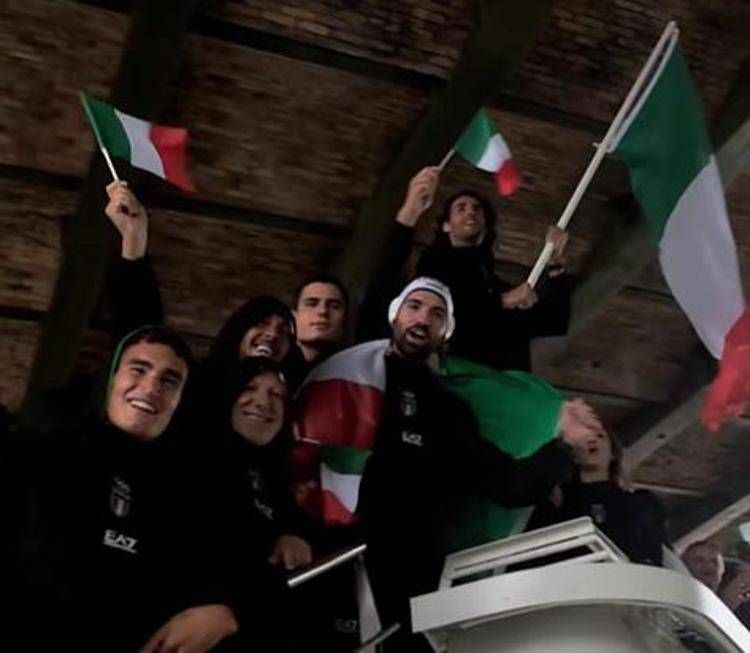 Tamberi e gli azzurri