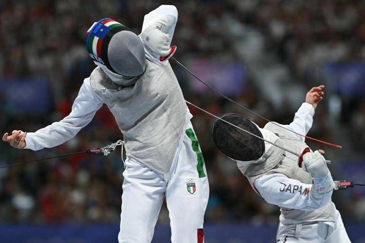 Una fase della semifinale