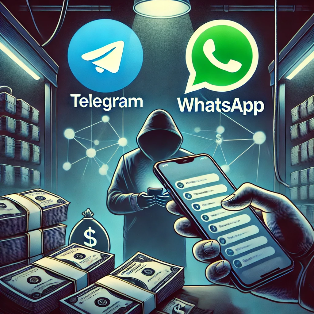 マネーミューリング、TelegramとWhatsAppの最新詐欺：自分を守る方法