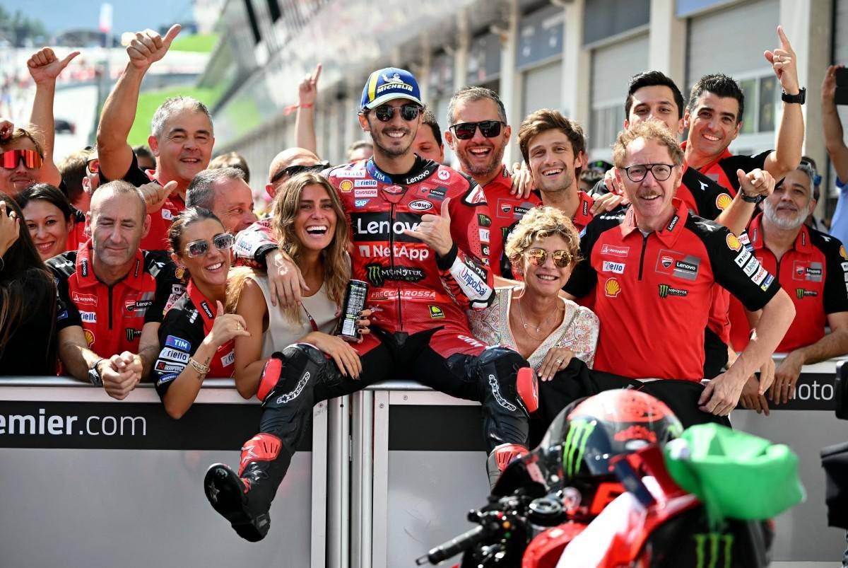 MotoGp Austria - Bagnaia trionfa e torna da solo in vetta al mondiale