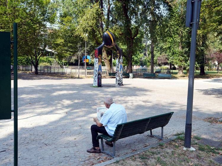 Caldo a Milano - (Fotogramma)