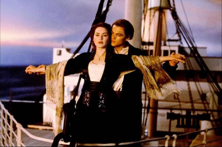 La celebre scena di Titanic