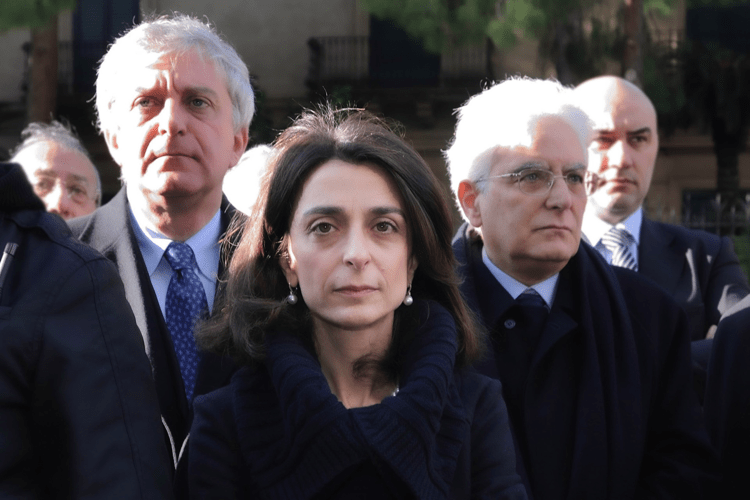 Maria Mattarella tra il fratello Bernardo e lo zio Sergio Mattarella - (ph Mike Palazzotto)