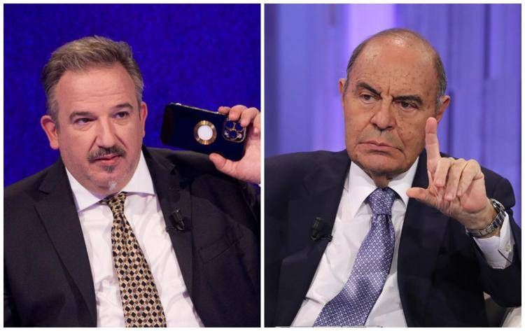 Luca Telese e Bruno Vespa