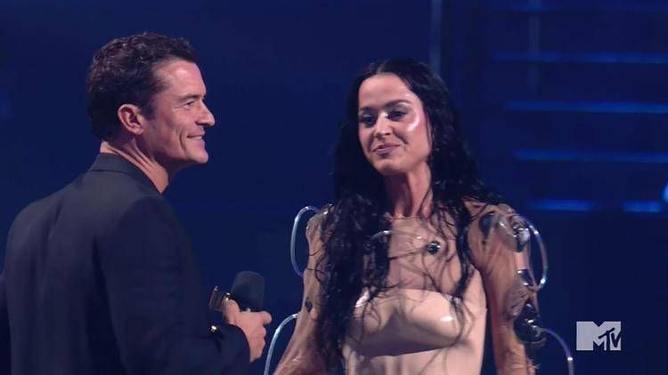 Orlando Bloom consegna il Video Vanguard Award a Katy Perry - Totogramma/Ipa/Mtv